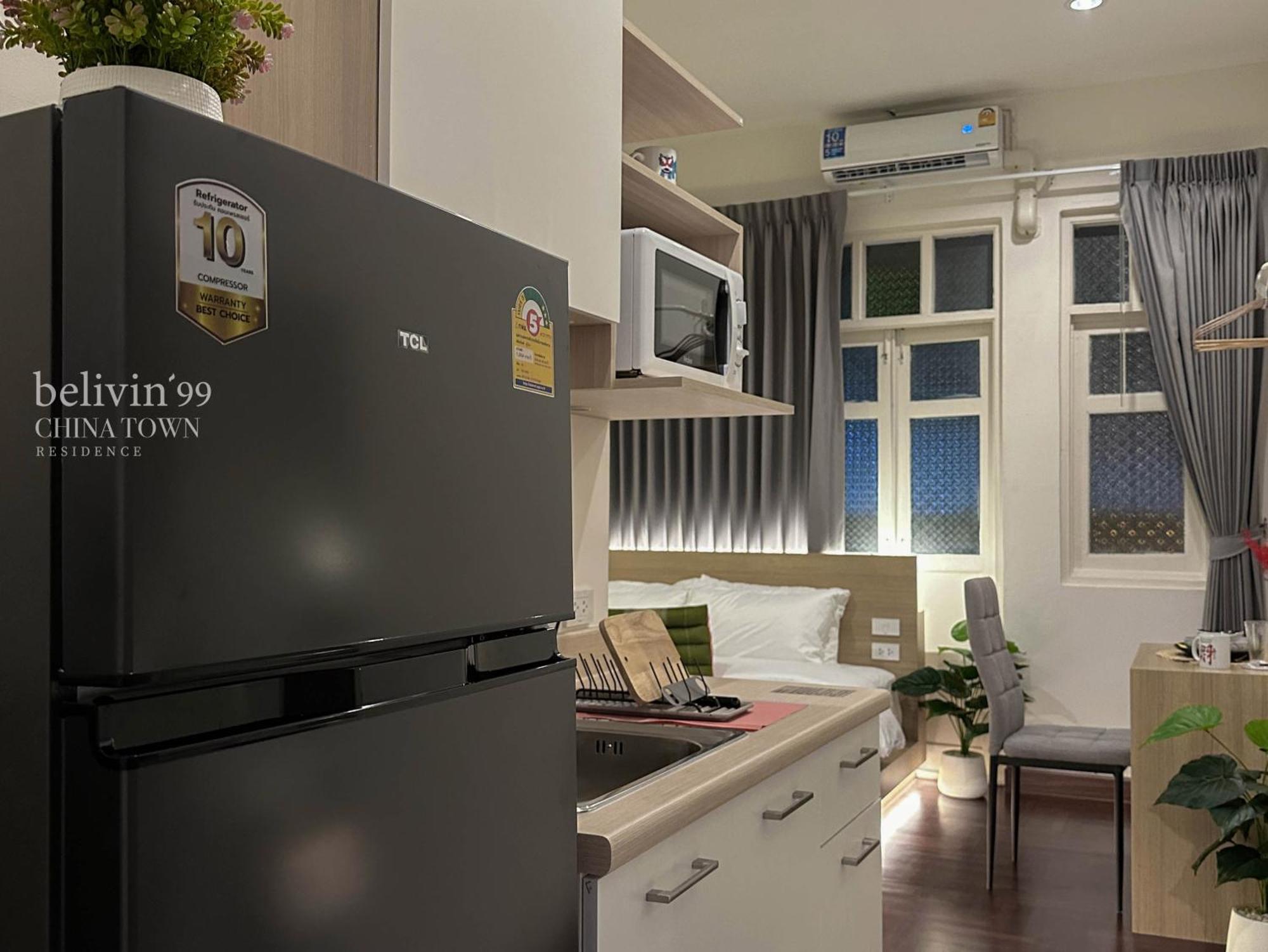Belivin99 Residence Chinatown Bangkok Zimmer foto